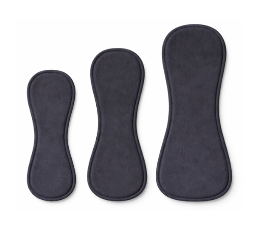 Culotte menstruelle taille basse en coton avec trois espaces pour pads absorbants, disponible en plusieurs tailles et coloris, offrant confort et maintien.